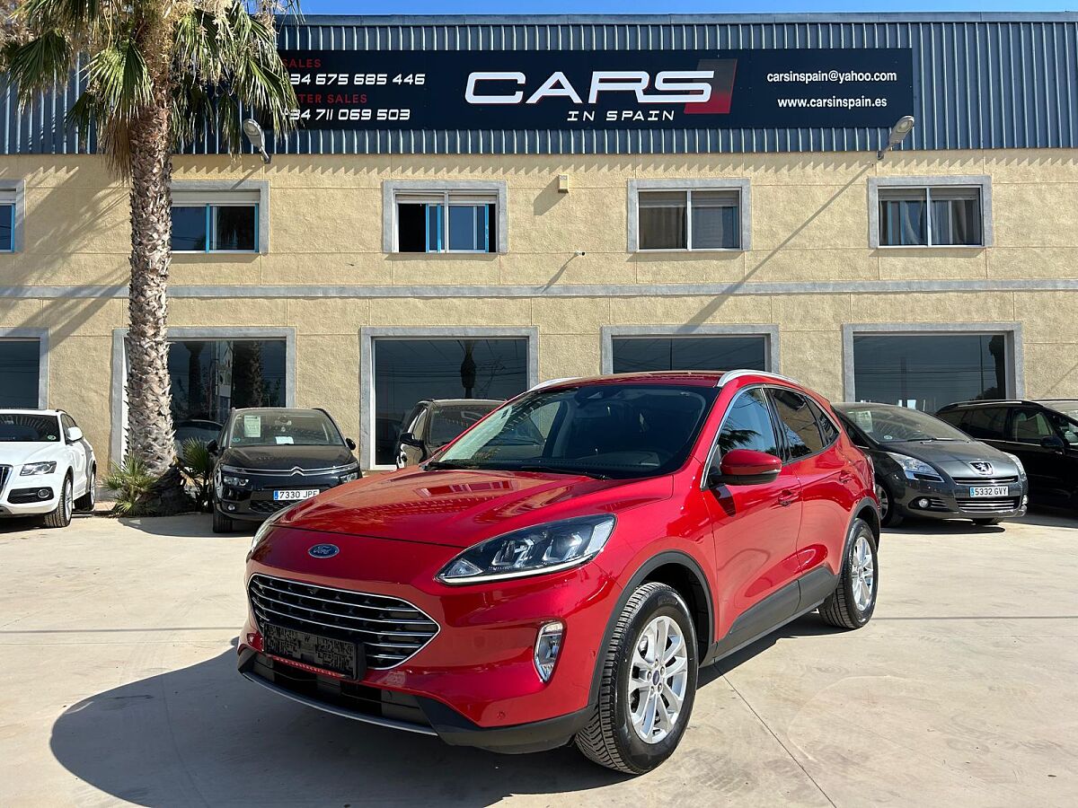 FORD KUGA TITANIUM 2.5 FHEV AUTO SPANISH LHD IN SPAIN 68000 MILES STUNNING 2021